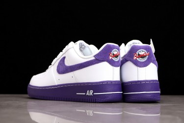 Nike Air Force 1 07 LV8 EMB White Court Purple——DB0264-100 Casual Shoes Unisex