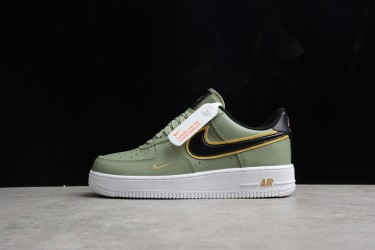 Nike Air Force 1 07 LV8 Metallic Swoosh Pack - Oil Green ——DA8481-300 Casual Shoes Unisex