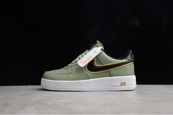 Nike Air Force 1 07 LV8 Metallic Swoosh Pack - Oil Green ——DA8481-300 Casual Shoes Unisex