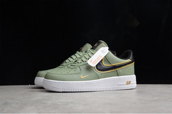 Nike Air Force 1 07 LV8 Metallic Swoosh Pack - Oil Green ——DA8481-300 Casual Shoes Unisex