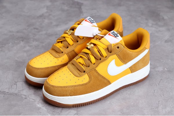 Nike Air Force 1 07 SE First Use - University Gold Gum ——DA8302-700 Casual Shoes Unisex