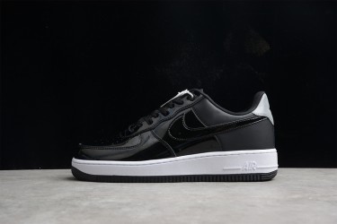 Nike Air Force 1 07 SE Premium Black Silver ——AH6827-001 Casual Shoes Unisex