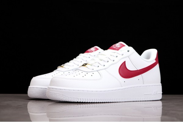 Nike Air Force 1 07 White Noble Red——315115-154 Casual Shoes Unisex