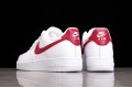 Nike Air Force 1 07 White Noble Red——315115-154 Casual Shoes Unisex