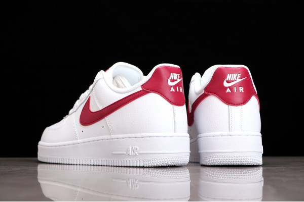 Nike Air Force 1 07 White Noble Red——315115-154 Casual Shoes Unisex