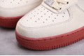 Nike Air Force 1 Beige Red ——AA1391-111 Casual Shoes Unisex