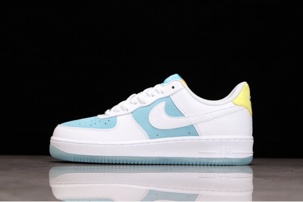 Nike Air Force 1 Blue White Yellow —— AA7687-400 Casual Shoes Unisex