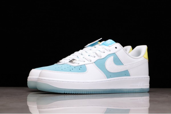 Nike Air Force 1 Blue White Yellow —— AA7687-400 Casual Shoes Unisex