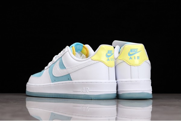 Nike Air Force 1 Blue White Yellow —— AA7687-400 Casual Shoes Unisex