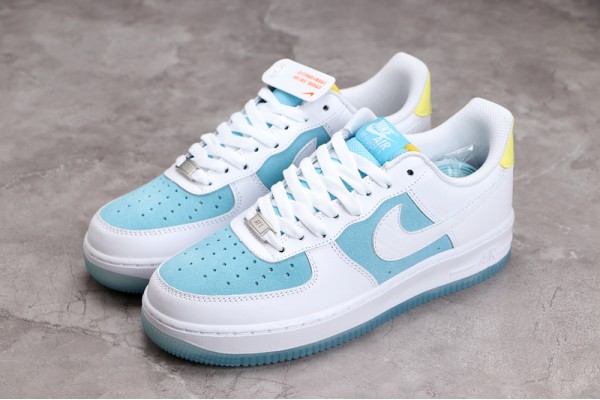 Nike Air Force 1 Blue White Yellow —— AA7687-400 Casual Shoes Unisex