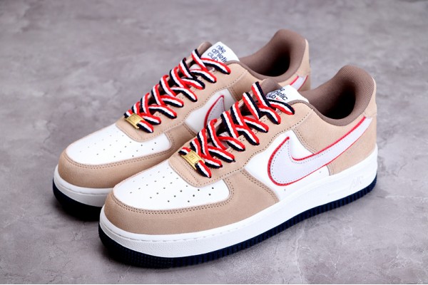 Nike Air Force 1 Brown White ——DQ5079-111 Casual Shoes Men