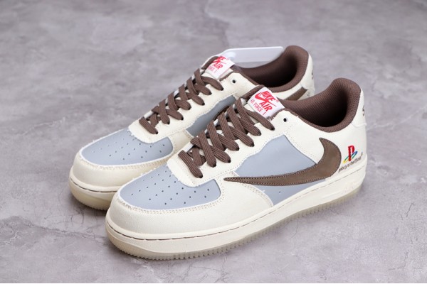 Nike Air Force 1 Brown Blue White —— BQ5826-208 Casual Shoes Unisex