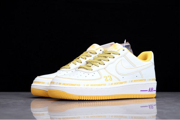 Nike Air Force 1 Gold White——DW8802-605 Casual Shoes Unisex