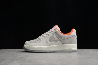 Nike Air Force 1 Gray Orange ——CQ5059-102 Casual Shoes Unisex