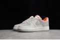 Nike Air Force 1 Gray Orange ——CQ5059-102 Casual Shoes Unisex