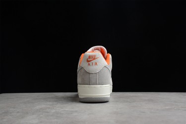 Nike Air Force 1 Gray Orange ——CQ5059-102 Casual Shoes Unisex