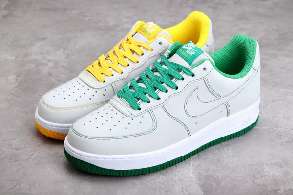 Nike Air Force 1 Green Yellow——BQ8988-101 Casual Shoes Unisex