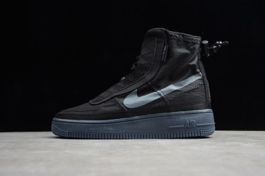 Nike Air Force 1 High Shell Black --BQ6096-001 Casual Shoes Unisex