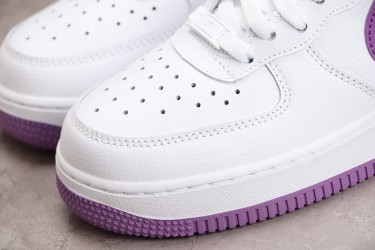 Nike Air Force 1 High White Dark Orchid --334031-112 Casual Shoes Unisex