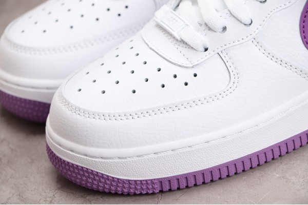 Nike Air Force 1 High White Dark Orchid --334031-112 Casual Shoes Unisex