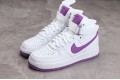 Nike Air Force 1 High White Dark Orchid --334031-112 Casual Shoes Unisex