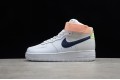 Nike Air Force 1 High White Orange --334031-117 Casual Shoes Women