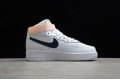 Nike Air Force 1 High White Orange --334031-117 Casual Shoes Women