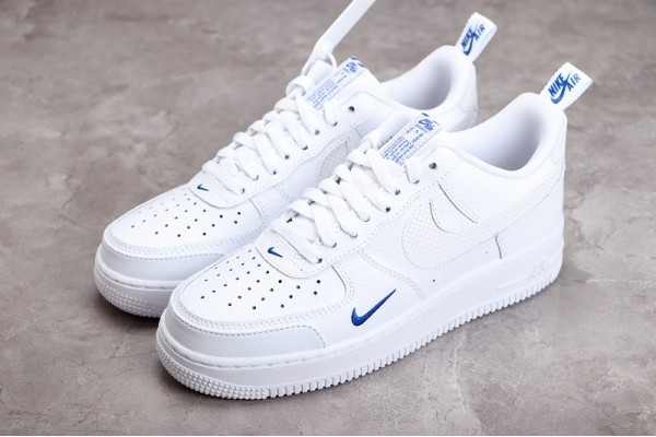 Nike Air Force 1 Low LV8 White Game Royal ——DN4433-100 Casual Shoes Unisex