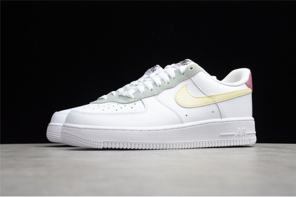 Nike Air Force 1 Low 07 Essential White Lemon Drop --DN4930-100 Casual Shoes Unisex