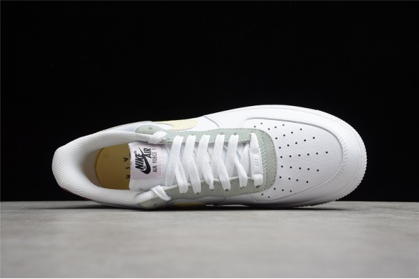 Nike Air Force 1 Low 07 Essential White Lemon Drop --DN4930-100 Casual Shoes Unisex