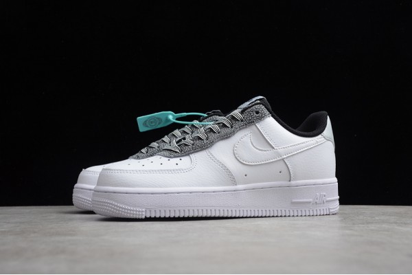 Nike Air Force 1 Low 07 LV8 White Grey --CK4363-100 Casual Shoes Unisex