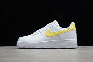 Nike Air Force 1 Low 07 White Light Citron --315115-160 Casual Shoes Unisex