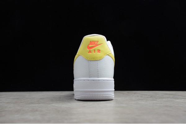 Nike Air Force 1 Low 07 White Light Citron --315115-160 Casual Shoes Unisex