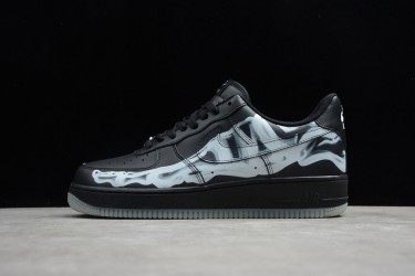 Nike Air Force 1 Low Black Skeleton --BQ7541-001 Casual Shoes Men