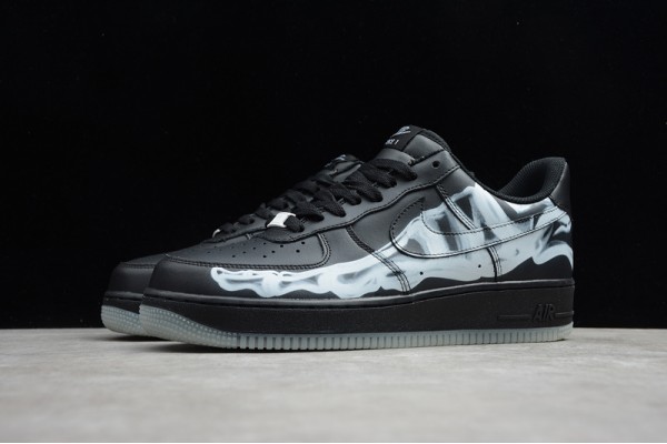 Nike Air Force 1 Low Black Skeleton --BQ7541-001 Casual Shoes Men