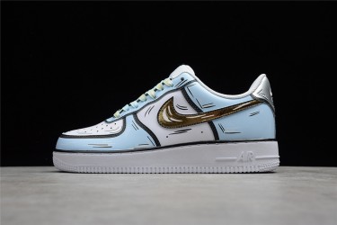 Nike Air Force 1 Low Blue --CW2288-212 Casual Shoes Unisex