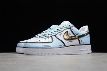 Nike Air Force 1 Low Blue --CW2288-212 Casual Shoes Unisex