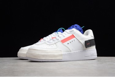 Nike Air Force 1 Low Drop Type Summit White --CI0054-100 Casual Shoes Unisex