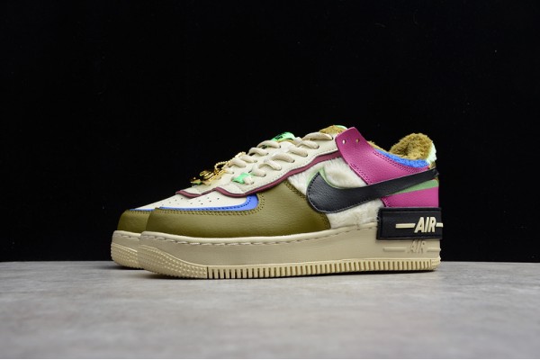 Nike Air Force 1 Low Fossil --CT1985-500 Casual Shoes Women