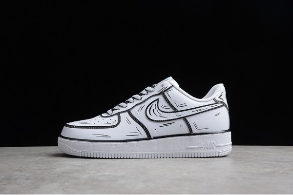 Nike Air Force 1 Low Hand Drawn——DW2288-222 Casual Shoes Unisex