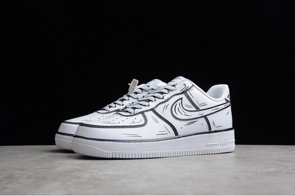 Nike Air Force 1 Low Hand Drawn——DW2288-222 Casual Shoes Unisex