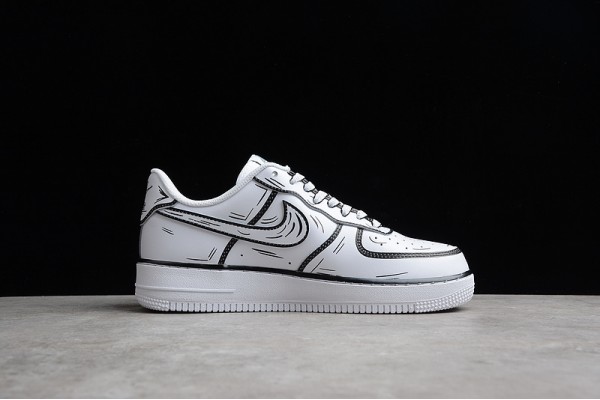 Nike Air Force 1 Low Hand Drawn——DW2288-222 Casual Shoes Unisex