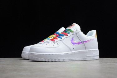 Nike Air Force 1 Low Iridescent Pixel - White --CV1699-100 Casual Shoes Unisex