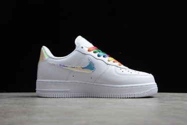 Nike Air Force 1 Low Iridescent Pixel - White --CV1699-100 Casual Shoes Unisex