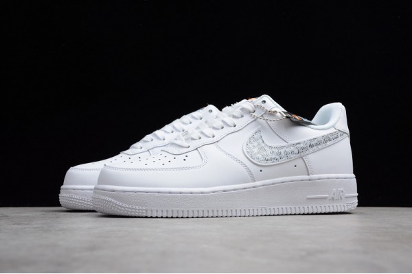 Nike Air Force 1 Low Just Do It --BQ5361-100 Casual Shoes Unisex