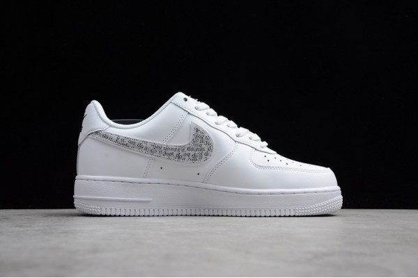 Nike Air Force 1 Low Just Do It --BQ5361-100 Casual Shoes Unisex