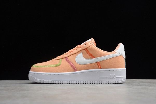 Nike Air Force 1 Low Orange --DD0226-800 Casual Shoes Women