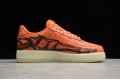 Nike Air Force 1 Low Orange Skeleton --CU8067-800 Casual Shoes Unisex