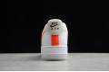 Nike Air Force 1 Low Orange Swoosh --CD0888-100 Casual Shoes Unisex