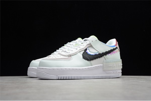 Nike Air Force 1 Low Pixel Swoosh - Barely Green --CV8480-300 Casual Shoes Women